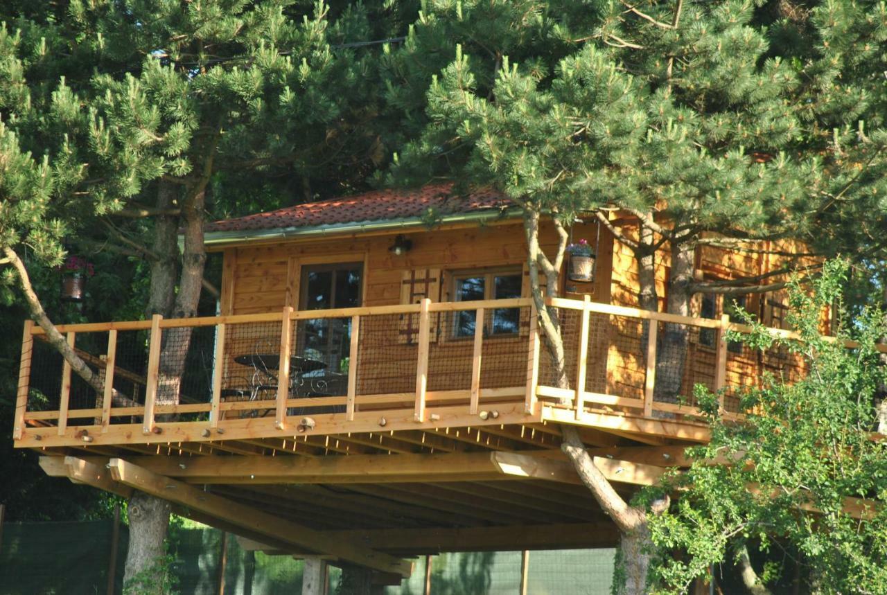 L'Etournelle - Cabane Perchee Chaussan Ngoại thất bức ảnh