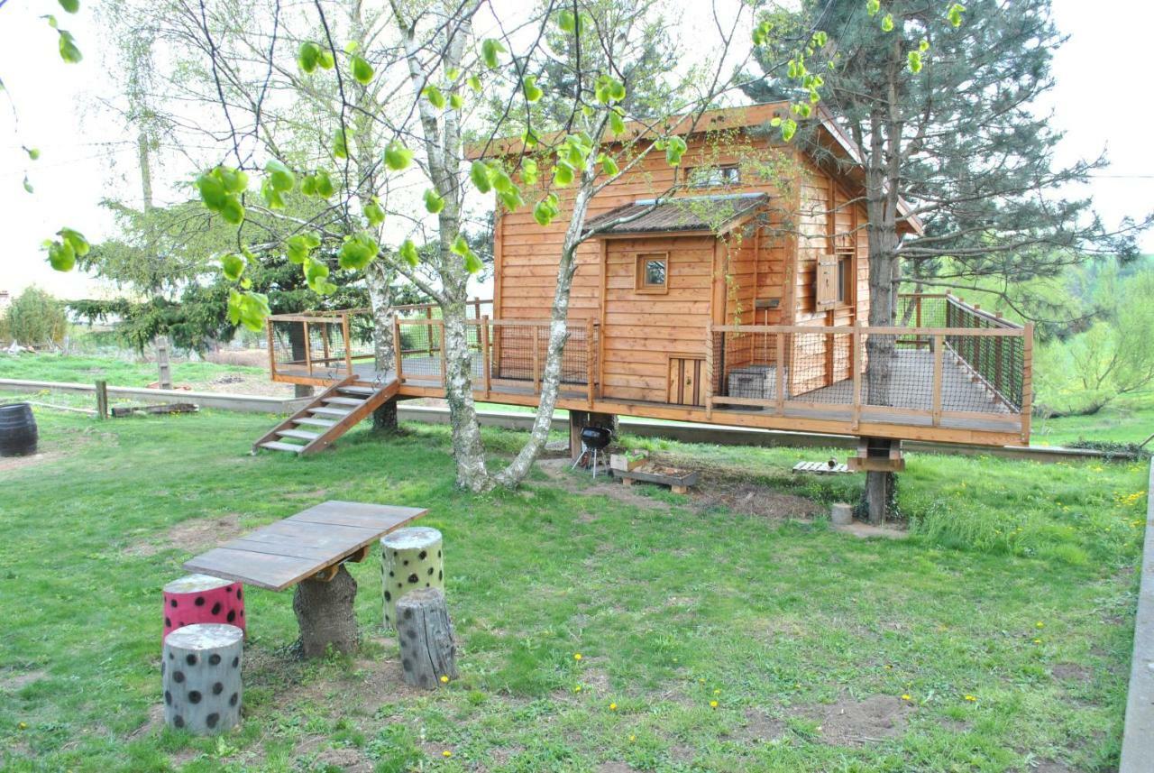 L'Etournelle - Cabane Perchee Chaussan Ngoại thất bức ảnh