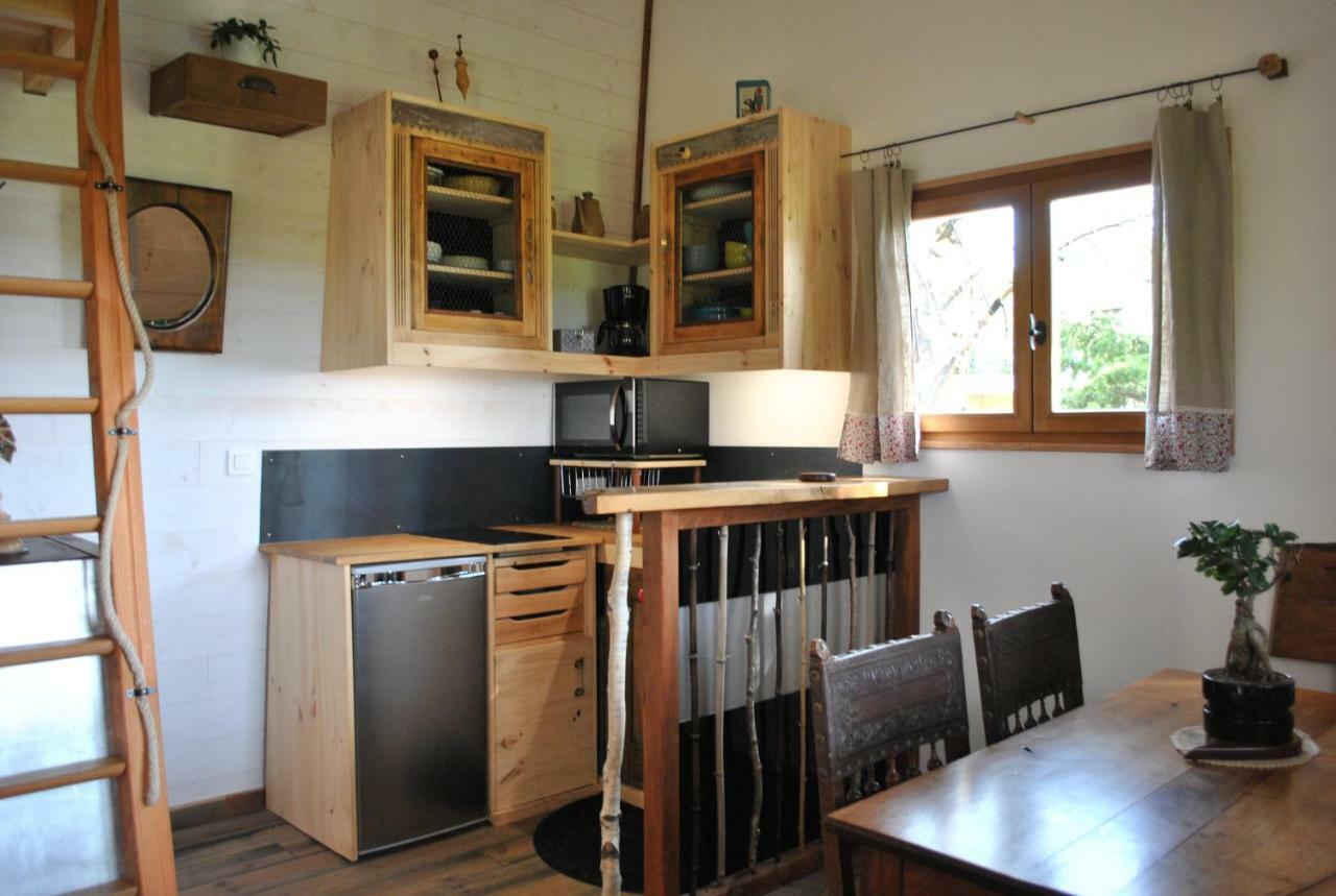 L'Etournelle - Cabane Perchee Chaussan Ngoại thất bức ảnh